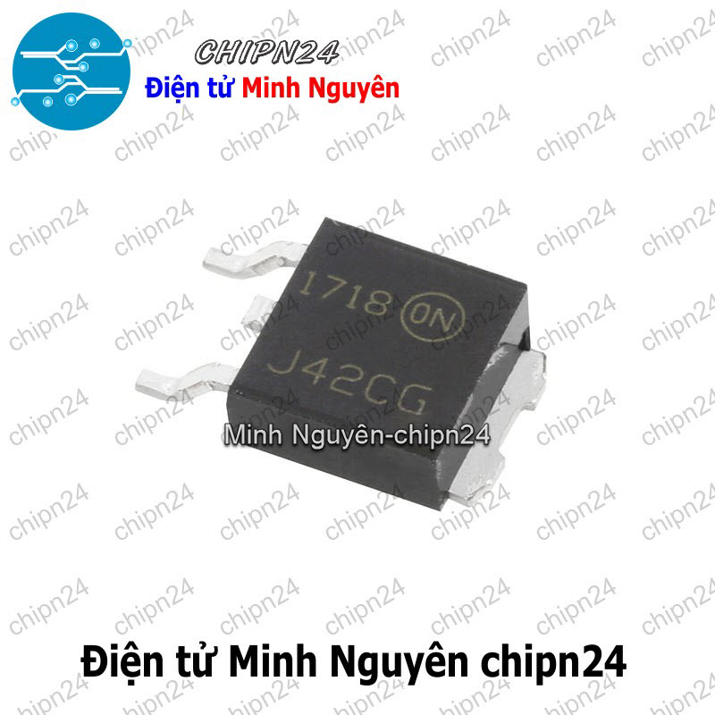 [2 con] (SOP) Transistor Dán MJD42C TO-252 PNP 6A 100V (SMD) (MJD42 J42CG TIP42C TIP42) - HH005573