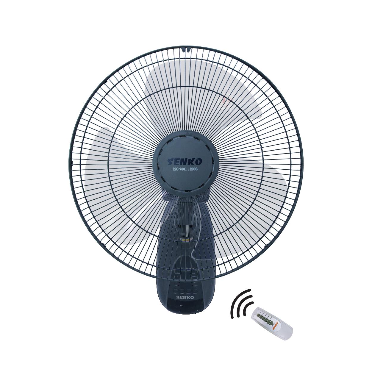 [HCM]Quạt treo tường Senko TR1628 Có remote