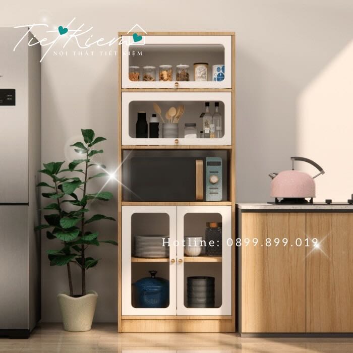Kệ tủ bếp gỗ đẹp đa năng B11990