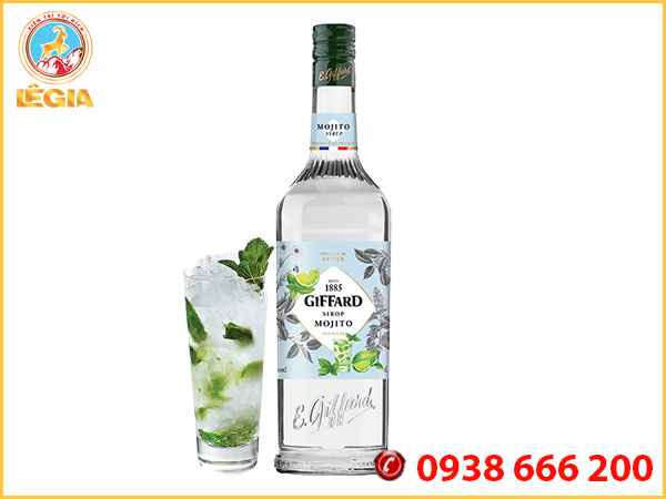 Siro giffard chanh và bạc hà 1l - giffard mojito syrup