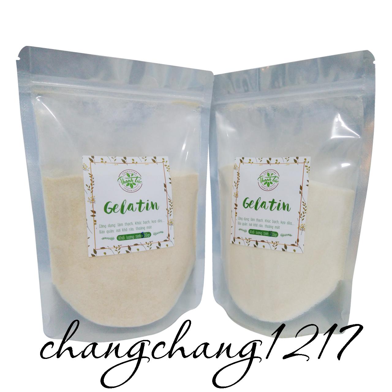 Bột Gelatin Loại 2 Làm Khúc Bạch Gói 500g