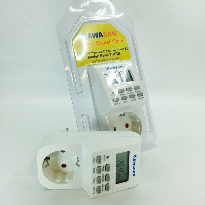 Ổ Cắm Hẹn Giờ Số KW-TGE2B