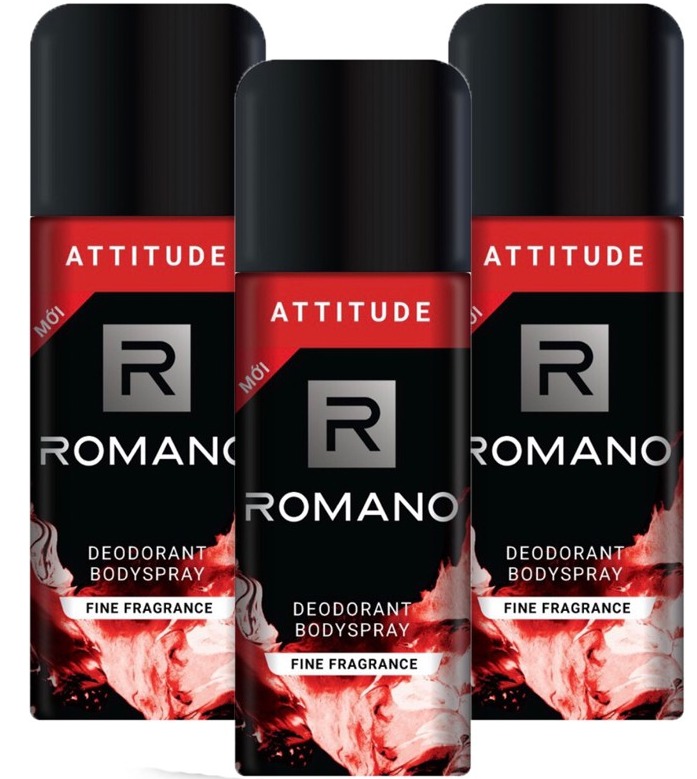 Xịt nước hoa toàn thân nam Romano Attitude 150ml
