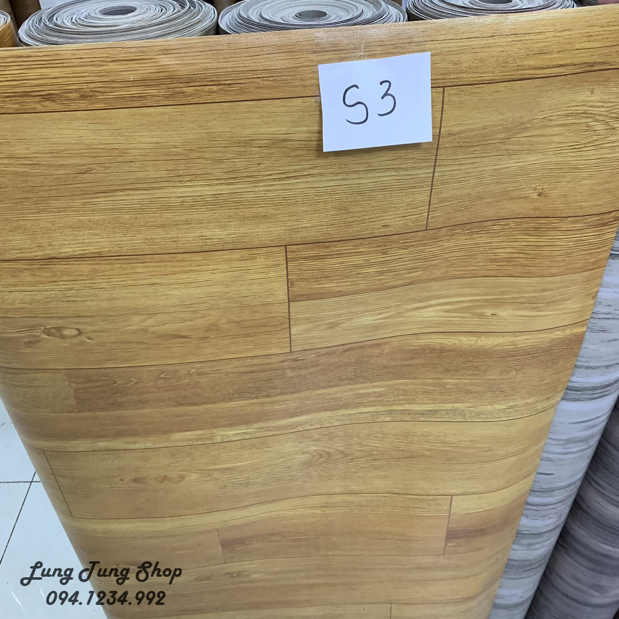 [HCM]Simili lót sàn vân gỗ - Thảm nhựa lót sàn vân gỗ nhám