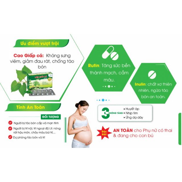 Viên Giấp Cá Extra Tâm Dược