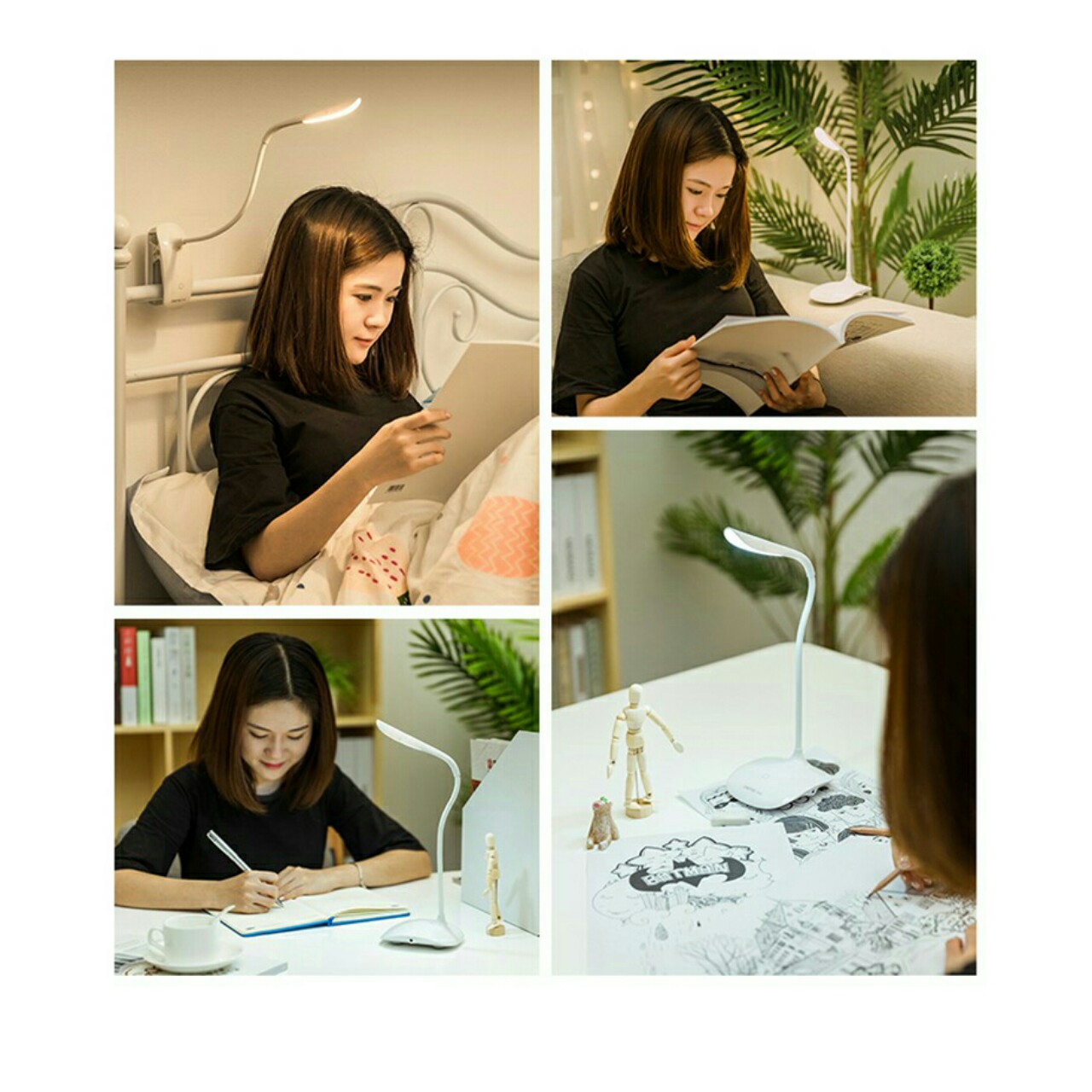 [HCM]ĐÈN HỌC KẸP BÀN (TABLE LAMP 007) CHỐNG CẬN THỊ CHO HỌC SINH
