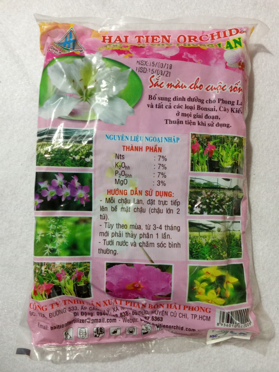 Phân bón tan chậm túi lưới cho Phong Lan Bon sai ( gói 30 túi lưới)