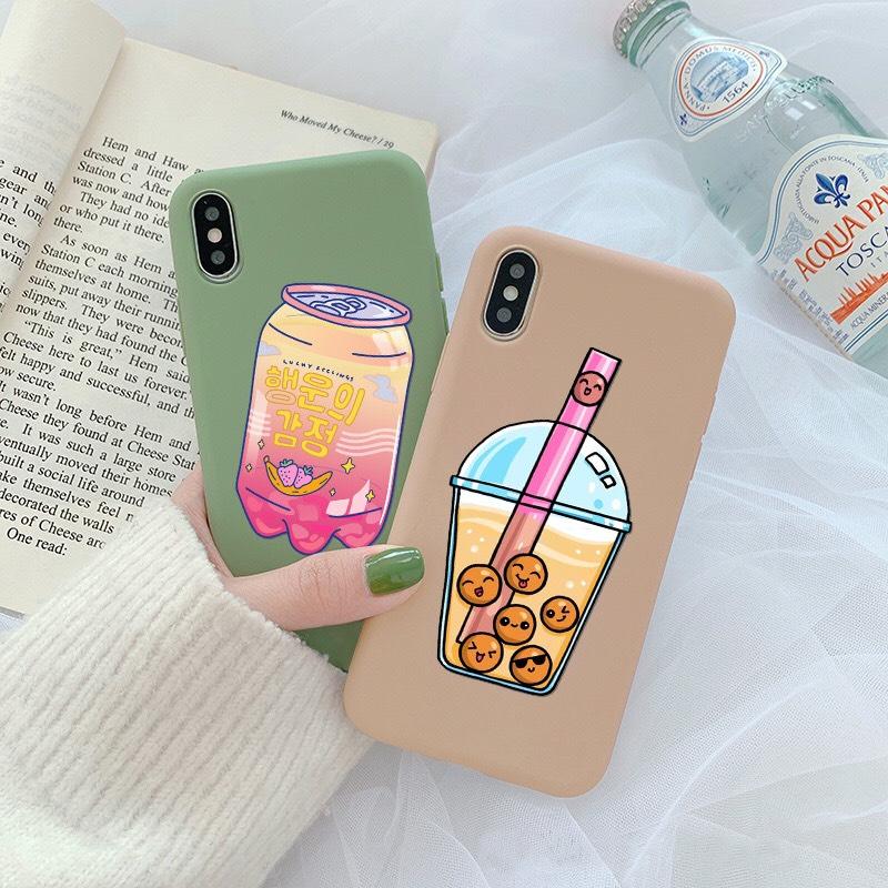 Ốp Trà Sữa Cho iPhone 6,6s, 6pl, 6spl, 7pl, 8pl Cực Đẹp