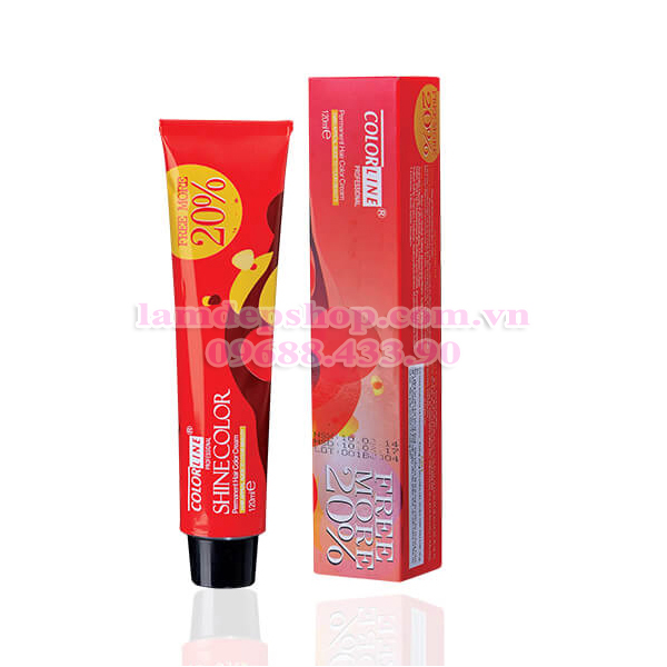 Kem Nhuộm tóc - Color Line Shine Color (120ml) (Cần mua thêm trợ nhuộm)