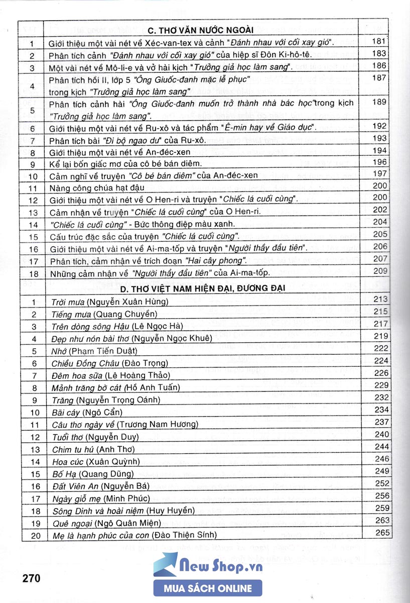 Books - Literature Analysis 8 (Ha) Newshop