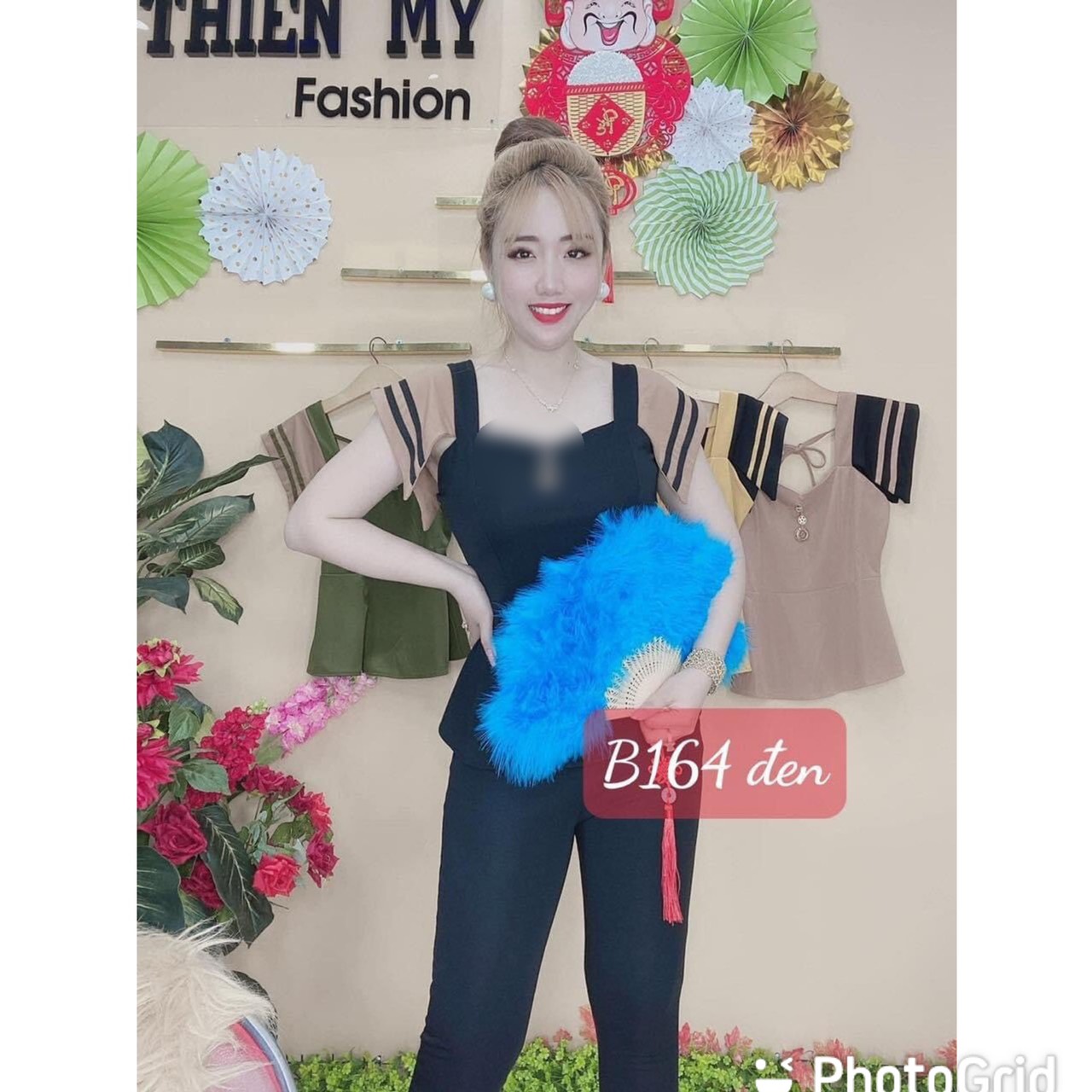 Set bộ thun cát hàn tay canh tiên mặc nhà