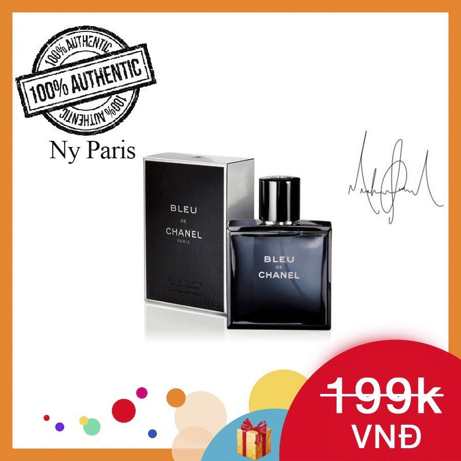 [HCM][Ch&iacutenh H&atildeng] Nước Hoa BLEU DE CHANEL 10ml Nguy&ecircn Seal