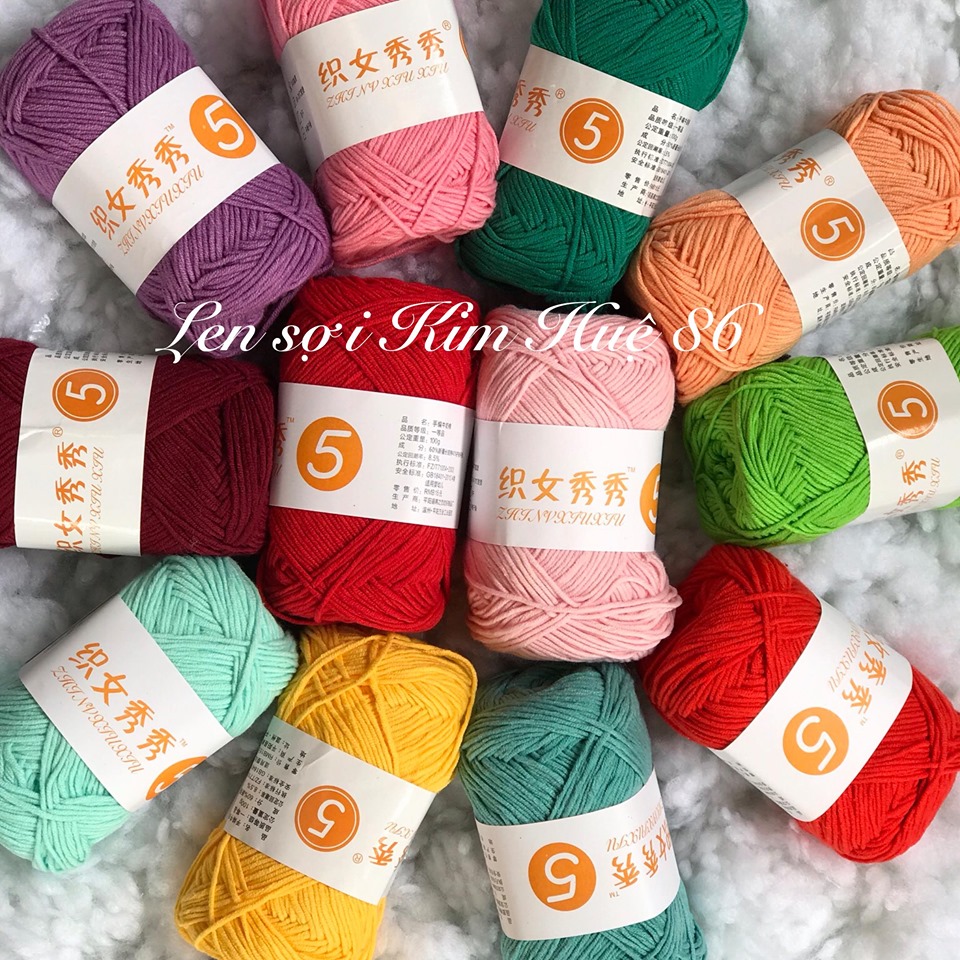 Len milk xuất hàn ( từ màu 01 đến màu 20)