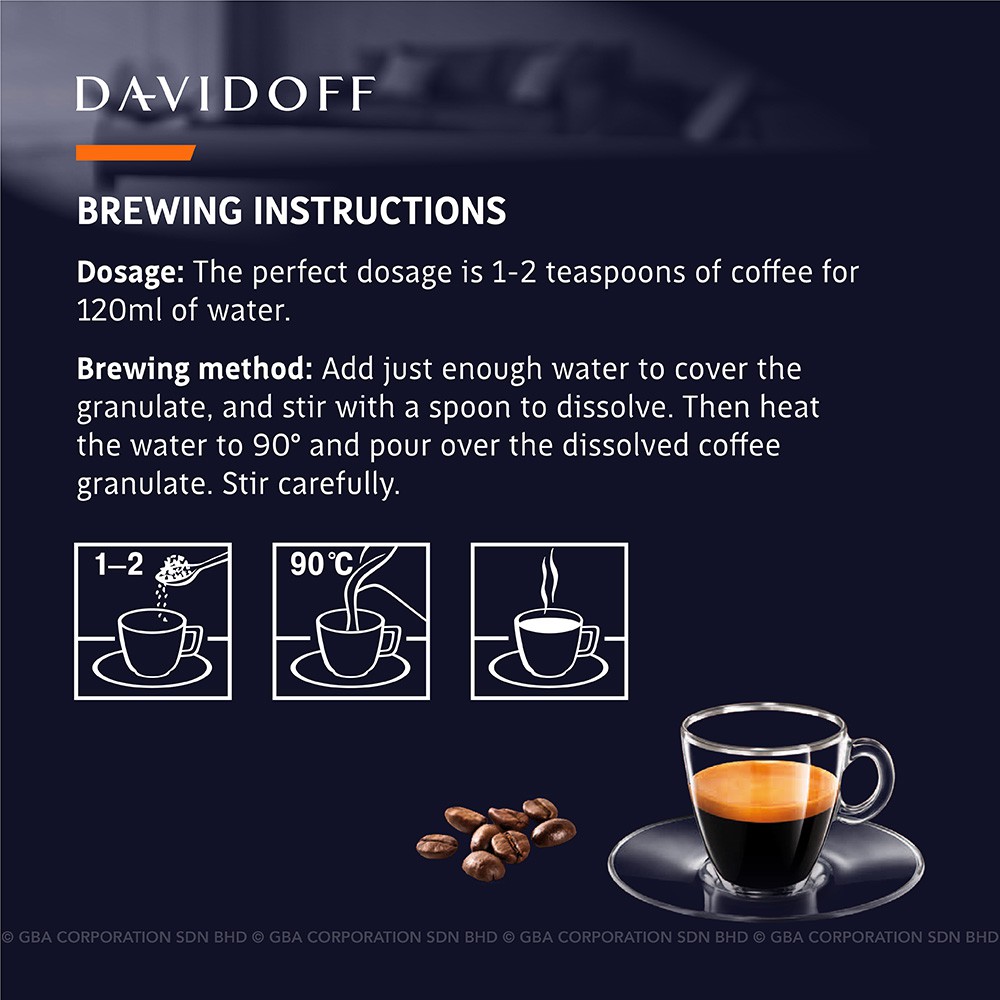 Cafe hòa tan Davidoff Café Espresso 57 - Lọ 100g
