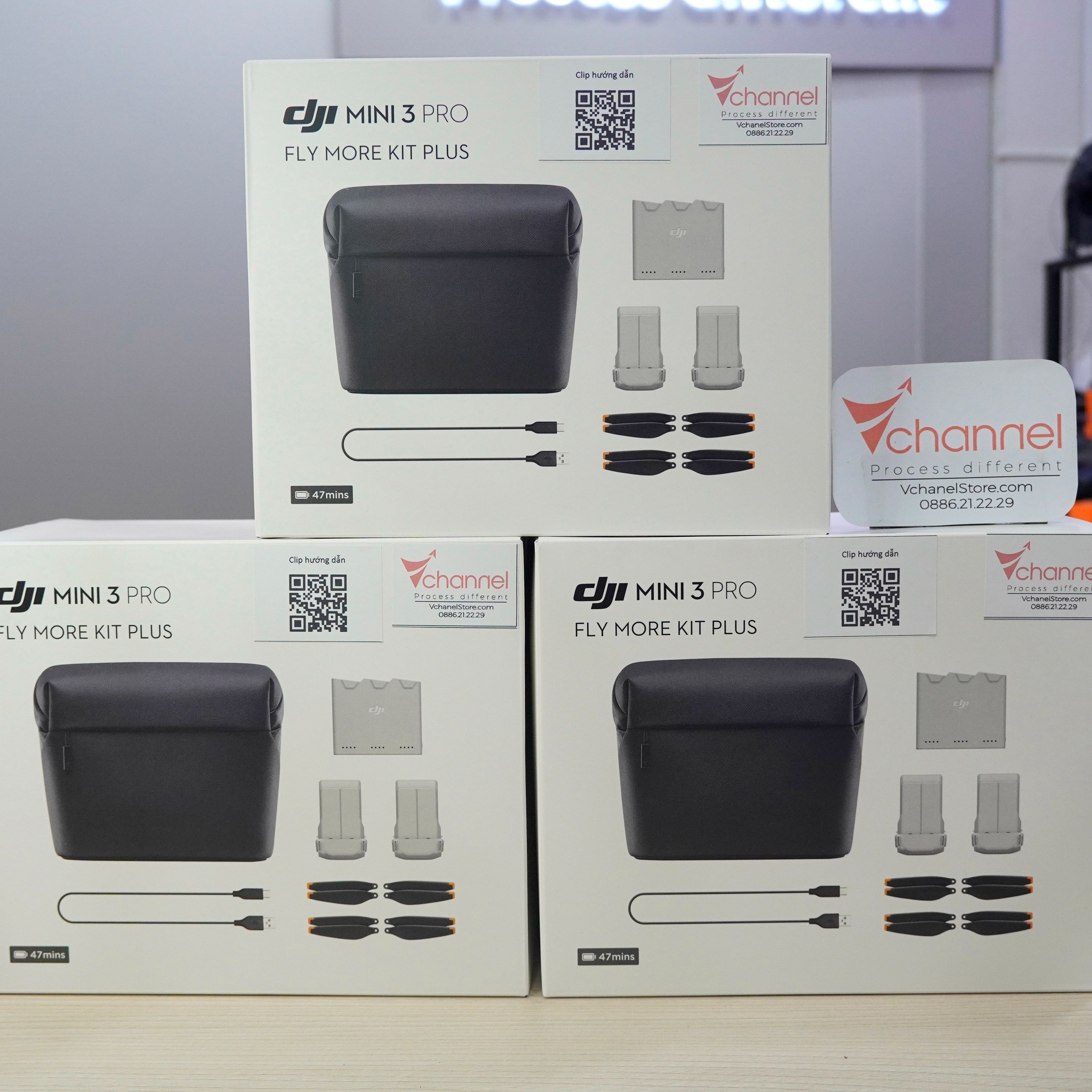 DJI Mini 3 Pro Fly More Kit và Kit Plus bảo hành 3 tháng * Tặng nón *