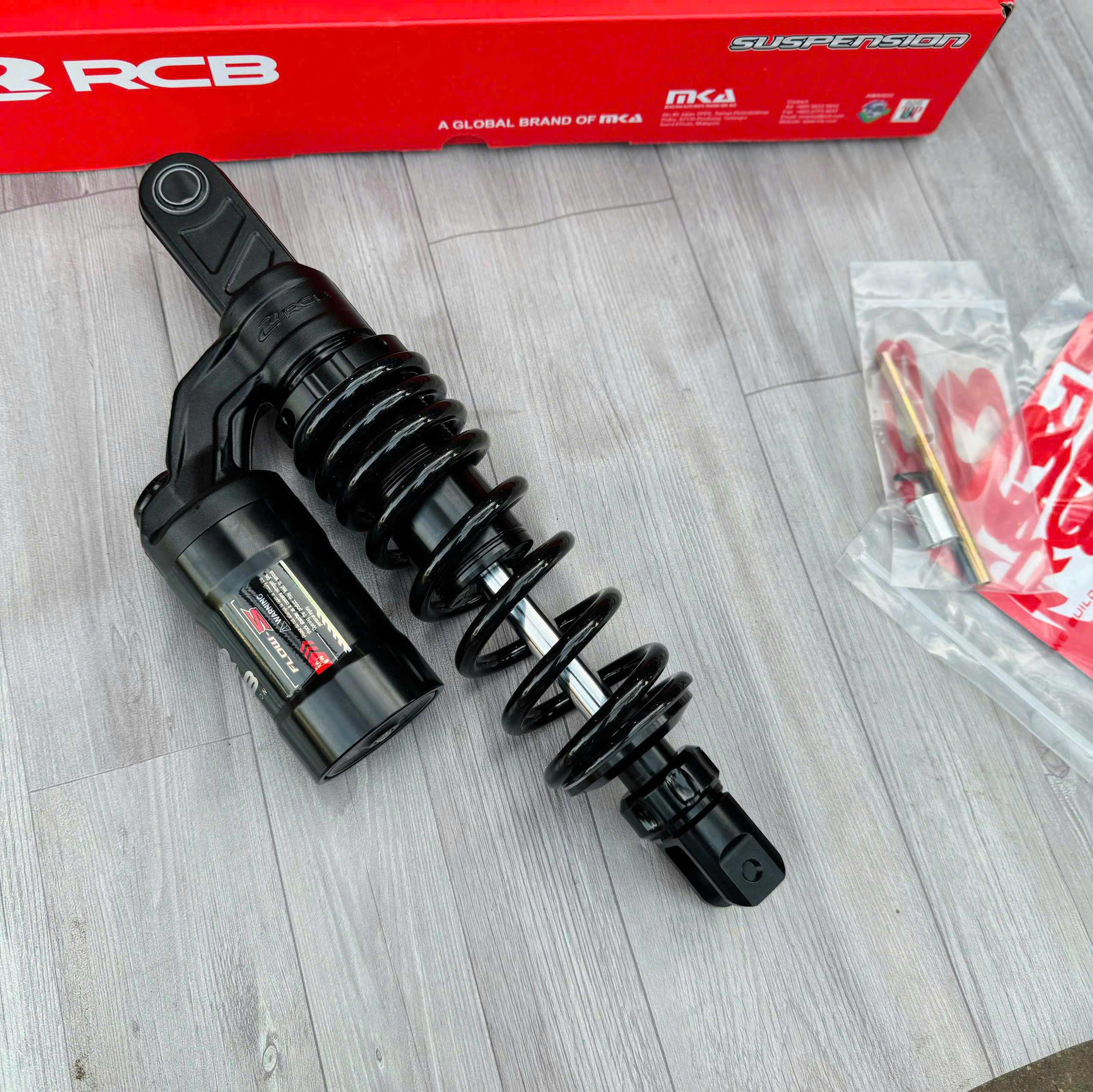 Phuộc sau RCB Flow-S Vario click chính hãng Malaysia hàng cao cấp