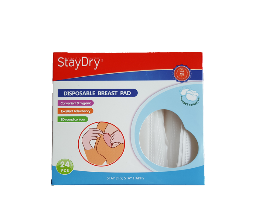 Miếng lót thấm sữa  STAY DRY Hộp 24 miếng