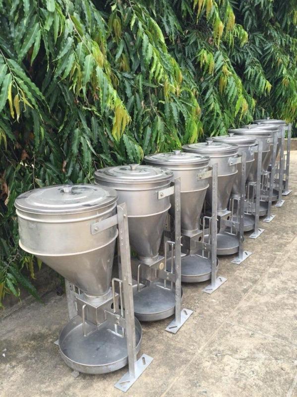 Máng ăn Tự động 75kg Inox 201.304