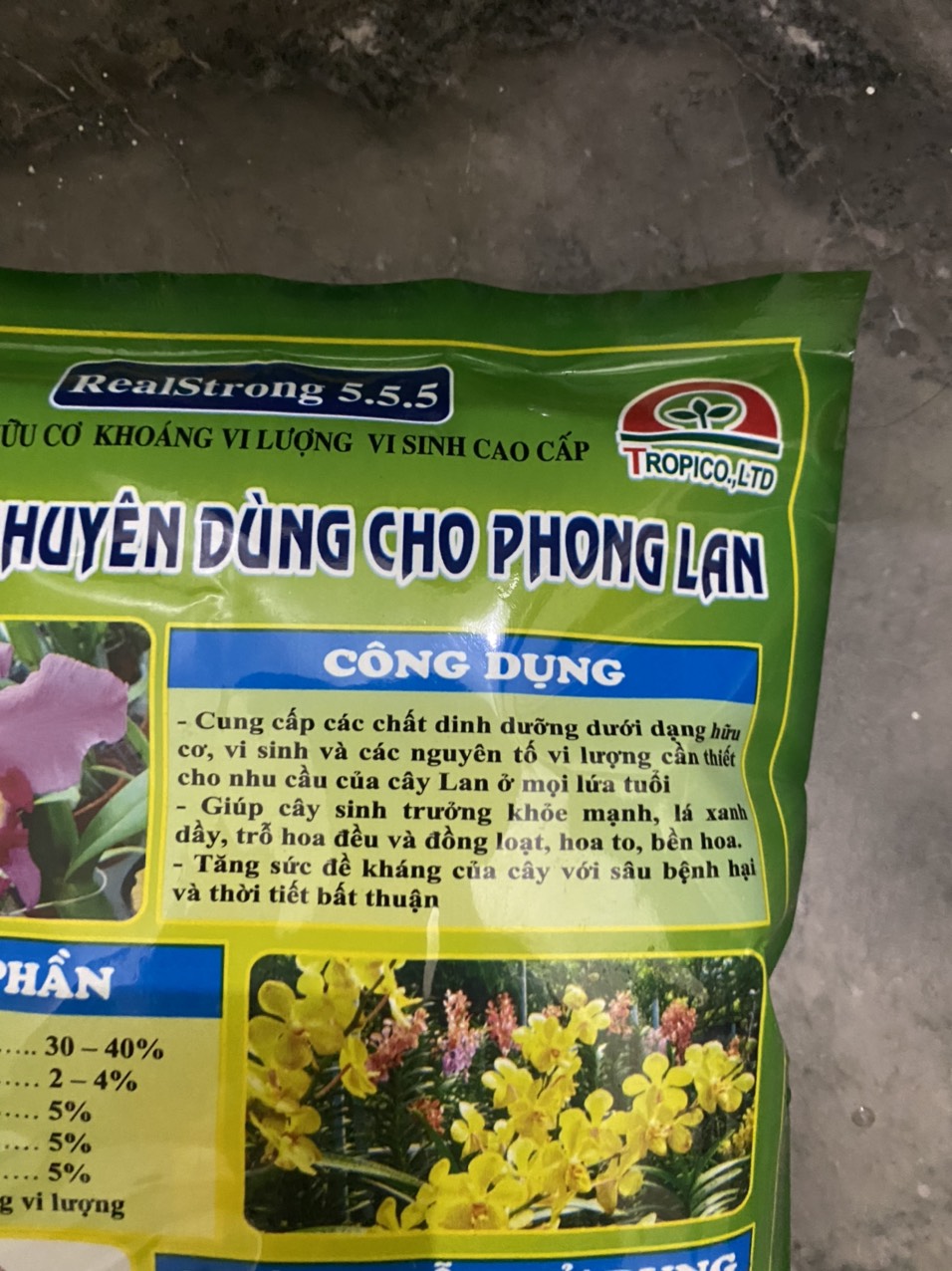 Phân tan chậm chuyên dùng cho phong lan