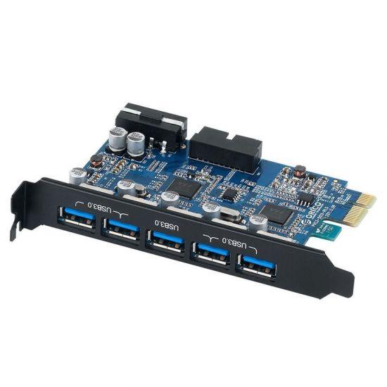 Card 4 cổng Usb 3.0, gắn cổng PCI cho PC