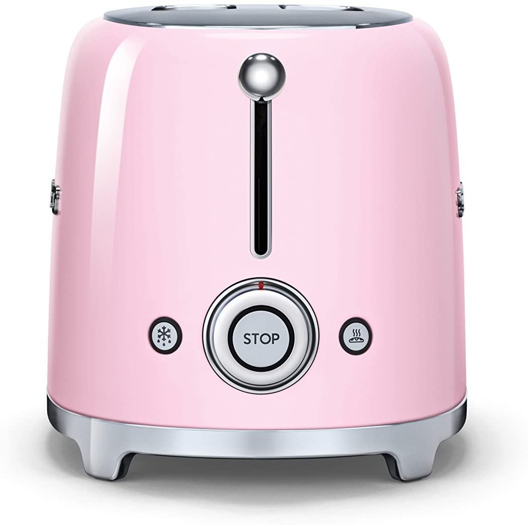 [Trả góp 0%][Hàng nội địa Đức] MÁY NƯỚNG BÁNH MỲ SMEG TOASTER TSF01 (blue mint hồng)