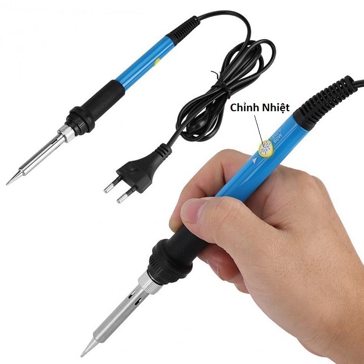 Mỏ hàn chì - Mỏ hàn thiếc 60w kèm 5 món phụ kiện