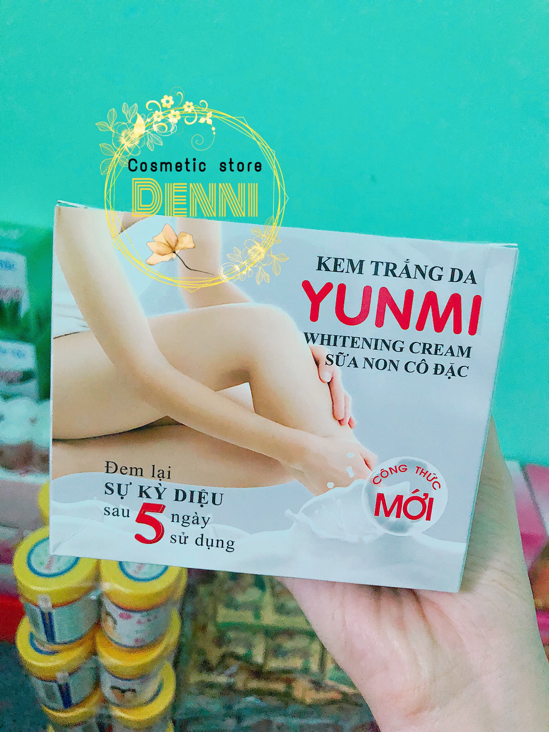 Lẻ chai 20gr kích trắng Yunmi sữa non