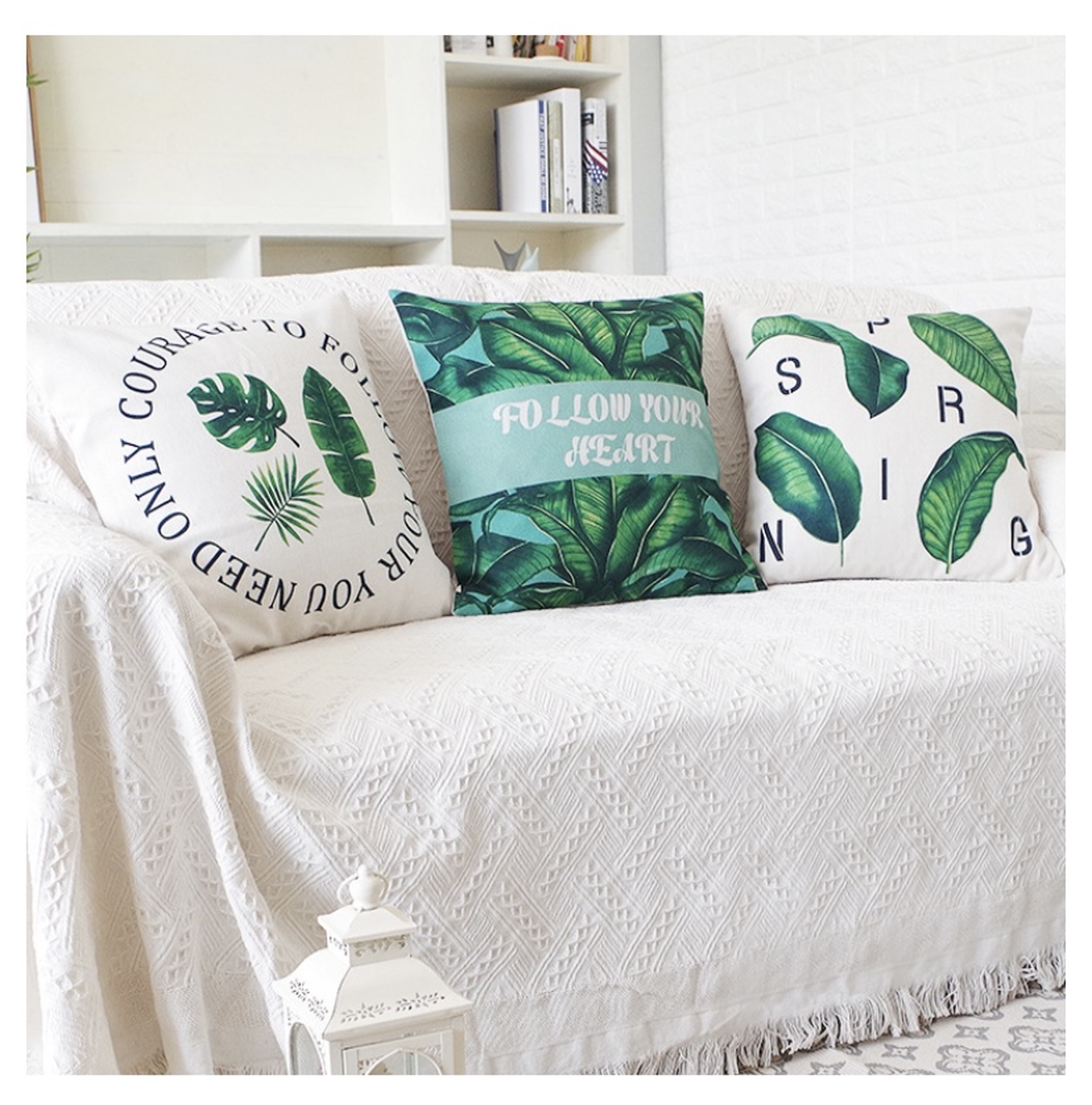 [HCM]Khăn Thảm Phủ Sofa MÀU TRẮNG chống bụi bẩn Mền đắp thư giãn Thảm Sofa Phòng Khách Loại Một Màu SBK107