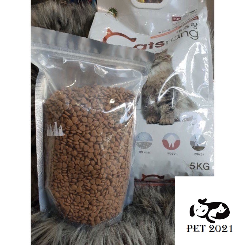 Thức Ăn Hạt Khô Catsrang Cho Mèo - Thức Ăn Cho Mèo ( Túi 1kg )