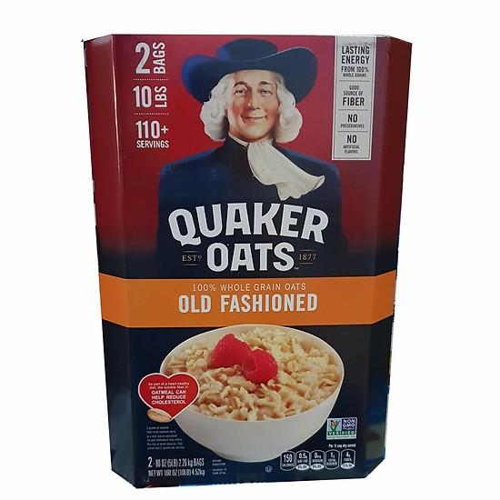 [HCM][Mẫu Mới] 2 Thùng Yến Mạch Quaker Oats Mỹ 4.53kg