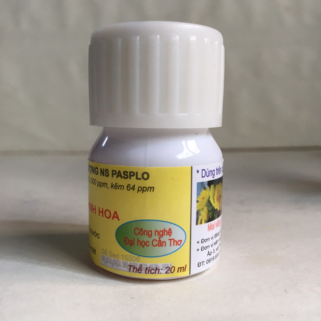 Chất chống rụng cánh hoa đại học cần thơ