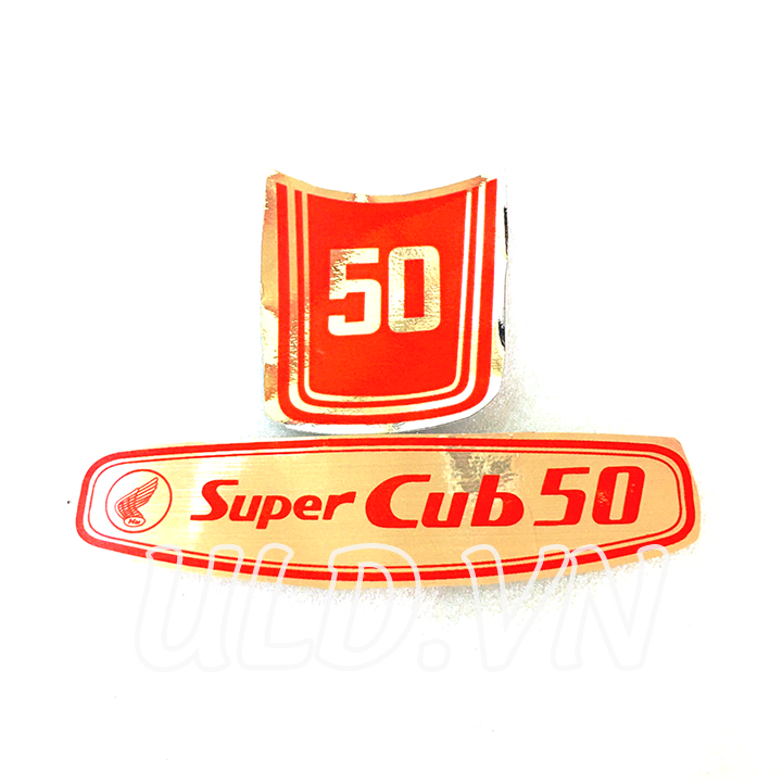 Tem mặt nạ và thùng xăng cub 78
