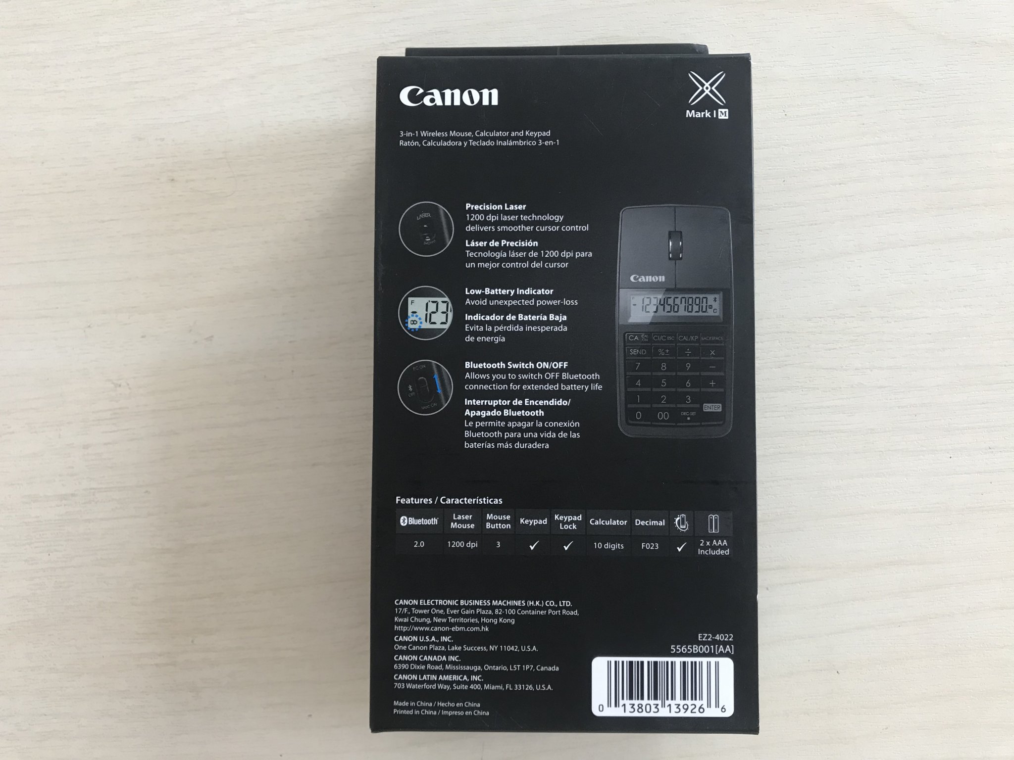 Chuột Canon X Mark I Calculator Slim