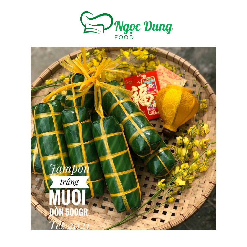 Jambon trứng muối. Chả da cam đòn 500g