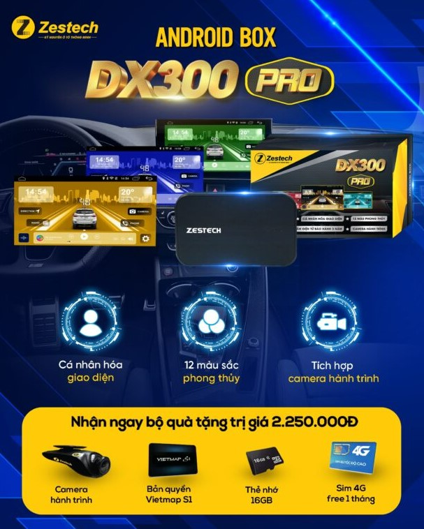Carplay Android Box Zestech DX300 Pro