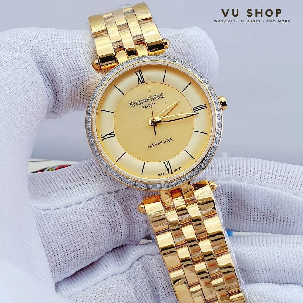 [HCM]Đồng hồ nữ SUNRISE 2217AB Chính hãng