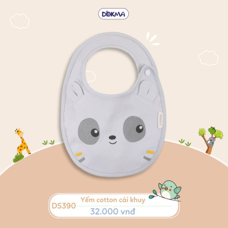 Yếm cotton Dokma cho bé