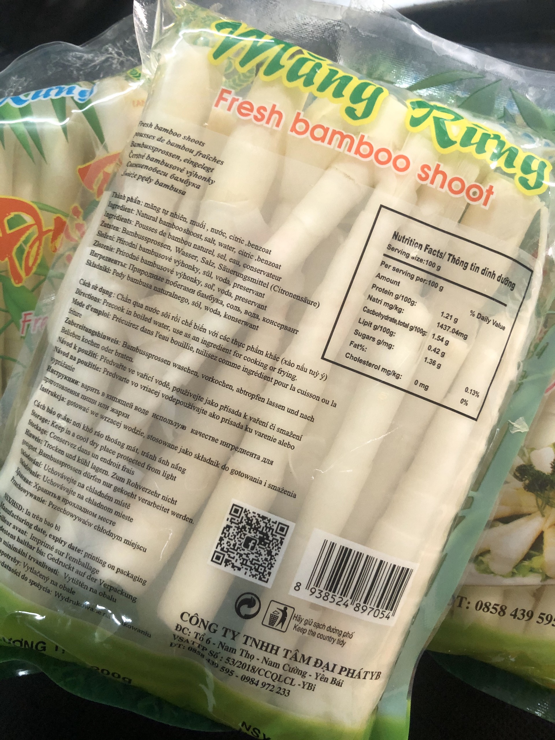 Măng trúc nhỏ Tâm Đại Phát ( gói 200g) - 00042