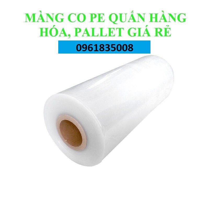 Màng bọc PE 50cm nặng 5kg lõi giấy siêu mỏng