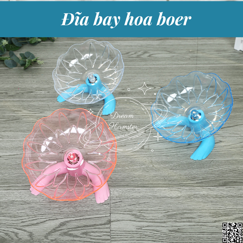 Đĩa bay hoa Boer 17cm cho Hamster