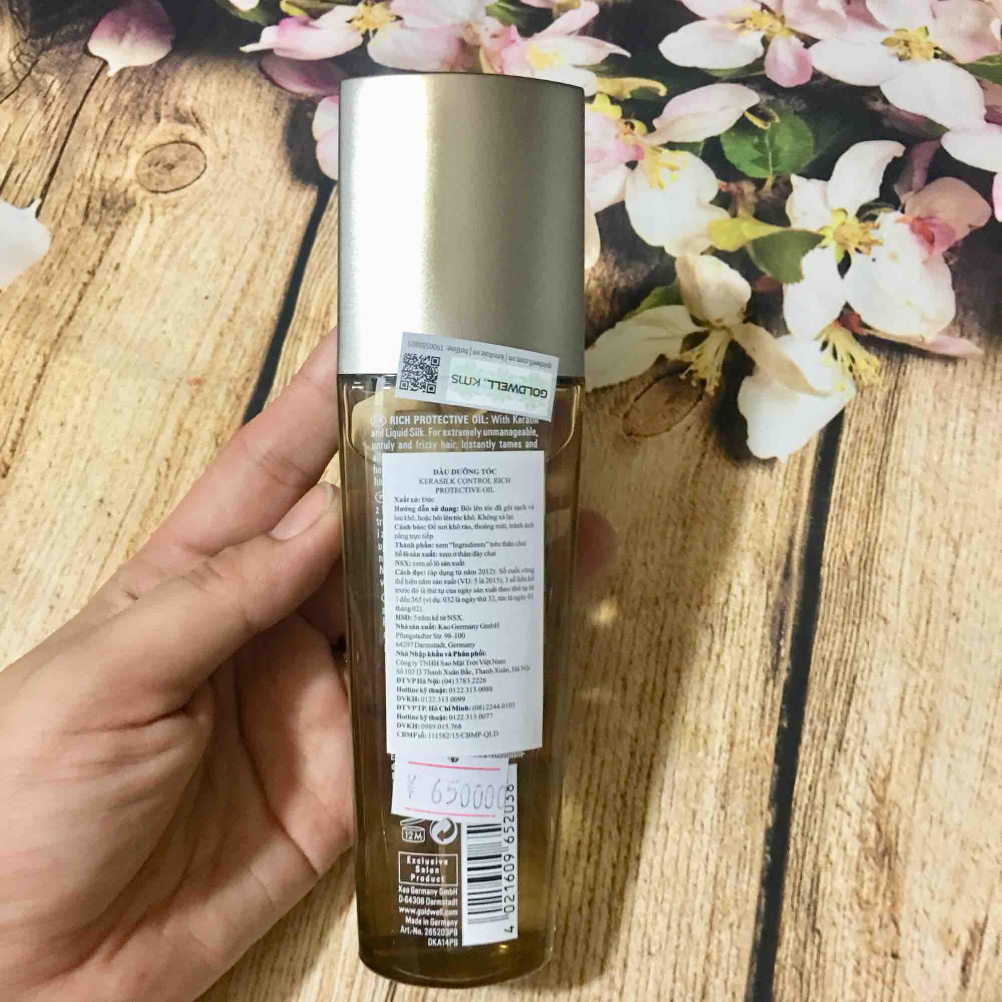 TINH DẦU PHỤC HỒI DƯỠNG TÓC GOLDWELL KERASILK 75ml