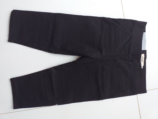 Quần legging nữ lửng 2 túi sau