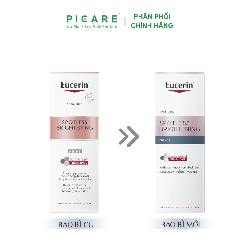 Kem dưỡng trắng sáng da ban đêm EUCERIN UltraWHITE+ SPOTLESS NIGHT 50ml