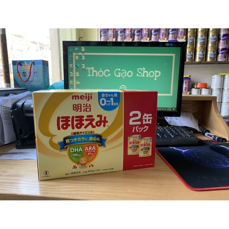 [MẪU MỚI] Sữa bột MEIJI số 9 (1-3 tuổi) lon 800gr