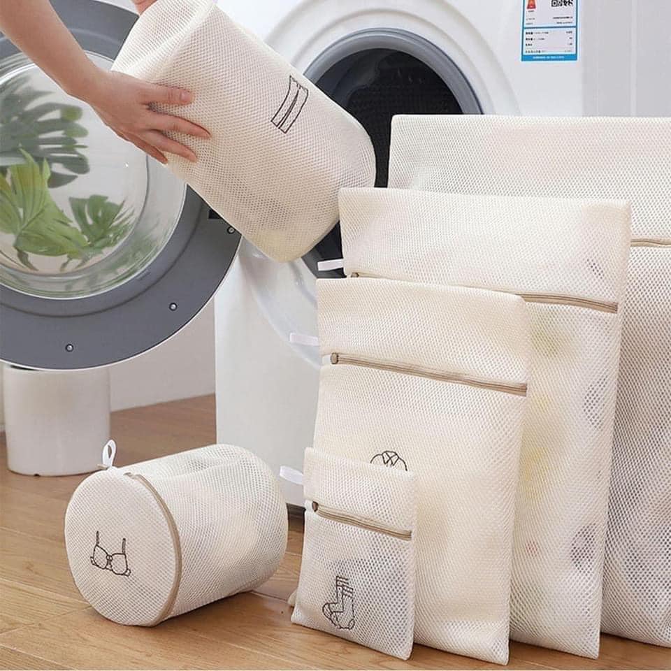 Sét Túi Lưới Giặt Đồ 6 món 3 Lớp Cao Cấp Mới Nhất (set 6 túi)