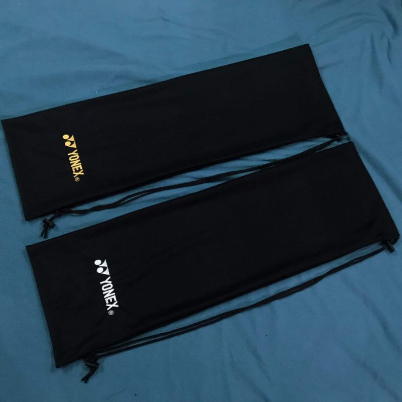 Túi rút đựng vợt cầu lông logo Yonex, logo Lining thêu - tối đa 3 vợt