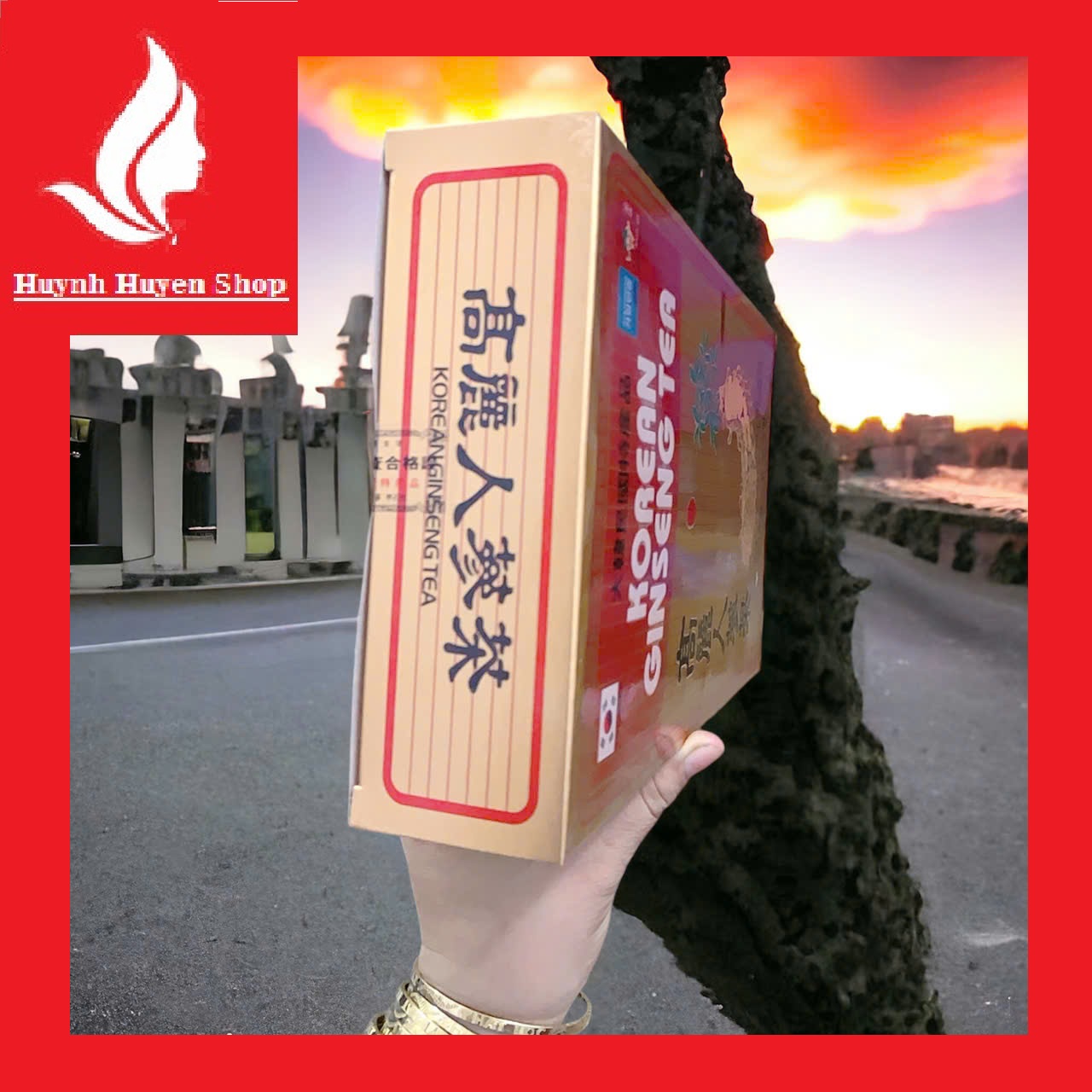 [Auth-Giá Sỉ] Trà sâm Hàn Quốc Korean Ginseng Tea Hàn Quốc hộp (100 gói*3g)