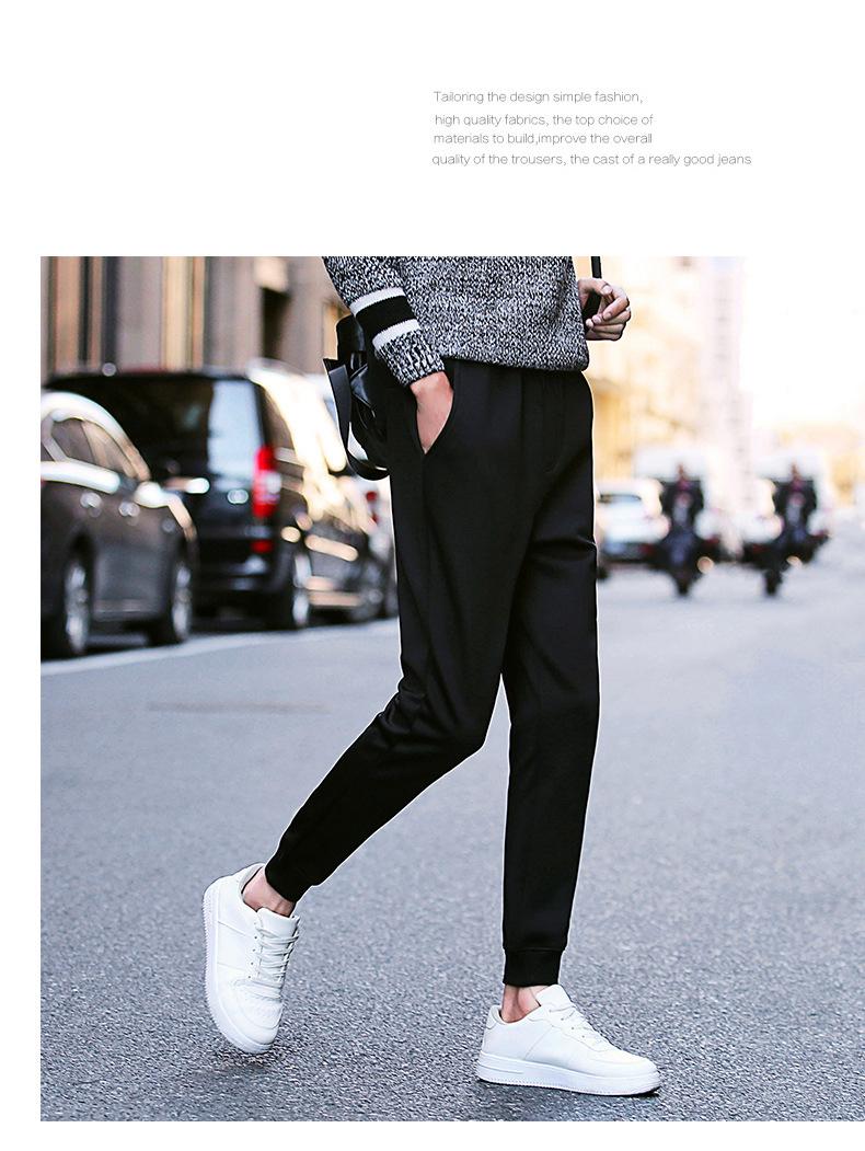 Quần Thun Jogger Thể Thao Nam Dây Rút Màu Đen Basic New 2020