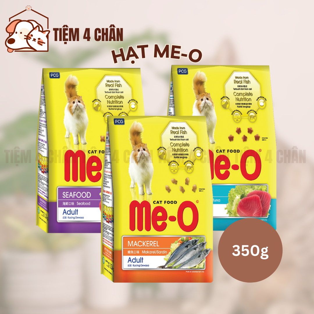 (350g) Thức ăn khô hạt Me-o cho mèo các vị