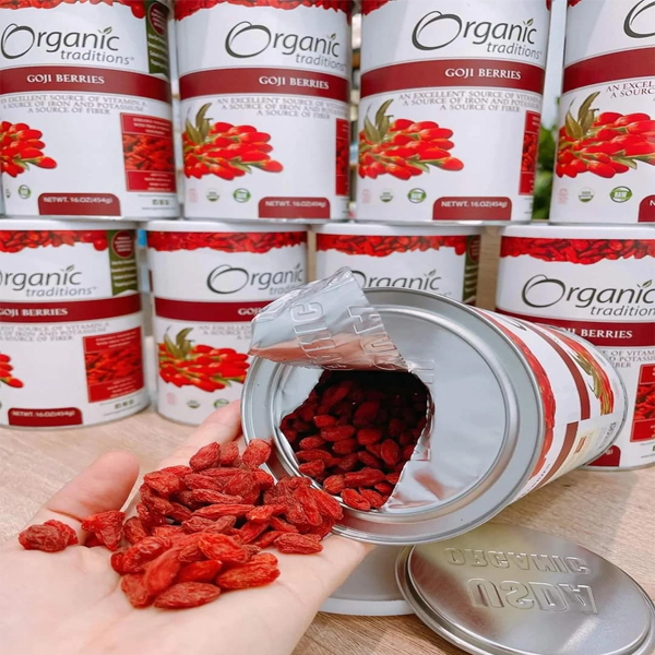 KỶ TỬ SẤY KHÔ HỮU CƠ ORGANIC TRADITION MỸ (HỘP)